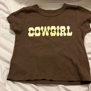 brandy melville cowgirl shirt.